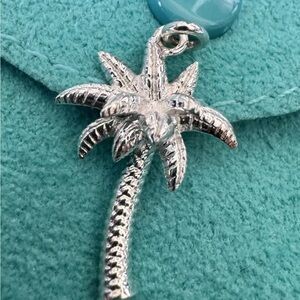 Authentic Tiffany & Co. Palm Tree Nature Summer Charm Pendant